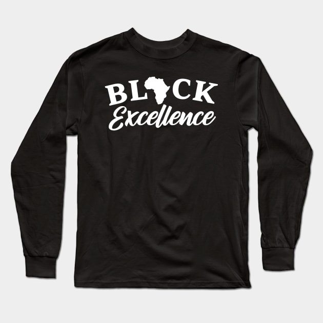 Black Excellence, African American, Black Lives Matter, Black Pride Long Sleeve T-Shirt by UrbanLifeApparel